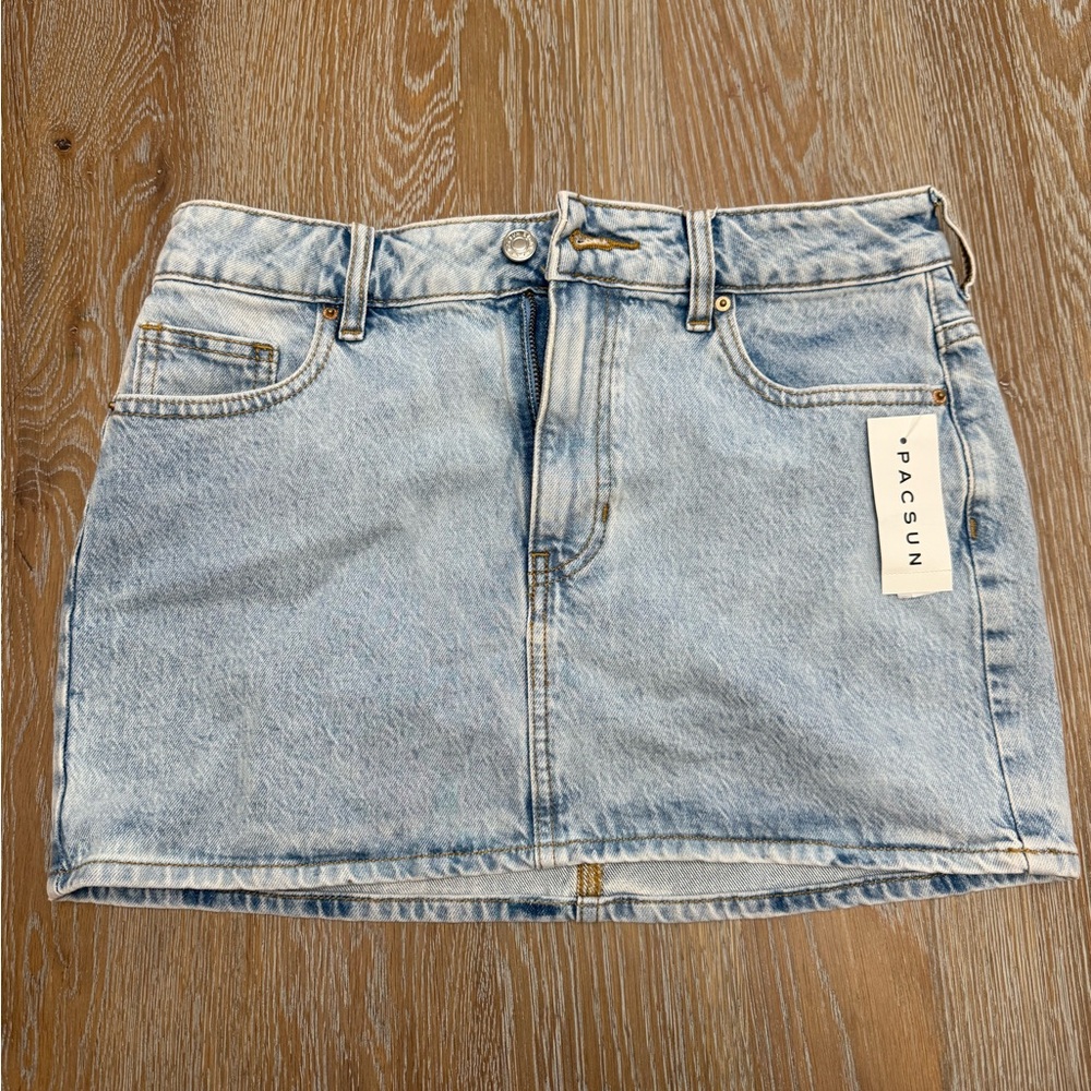 Pacific Sunwear Blue Mini Skirt Casual